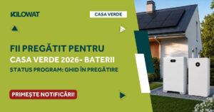 Casa Verde Baterii 2026: primele noutăți despre program